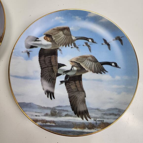 Last Of The Season by David Maass 1988 The Danbury Mint 2 Collectors Plates - Picture 4 of 8